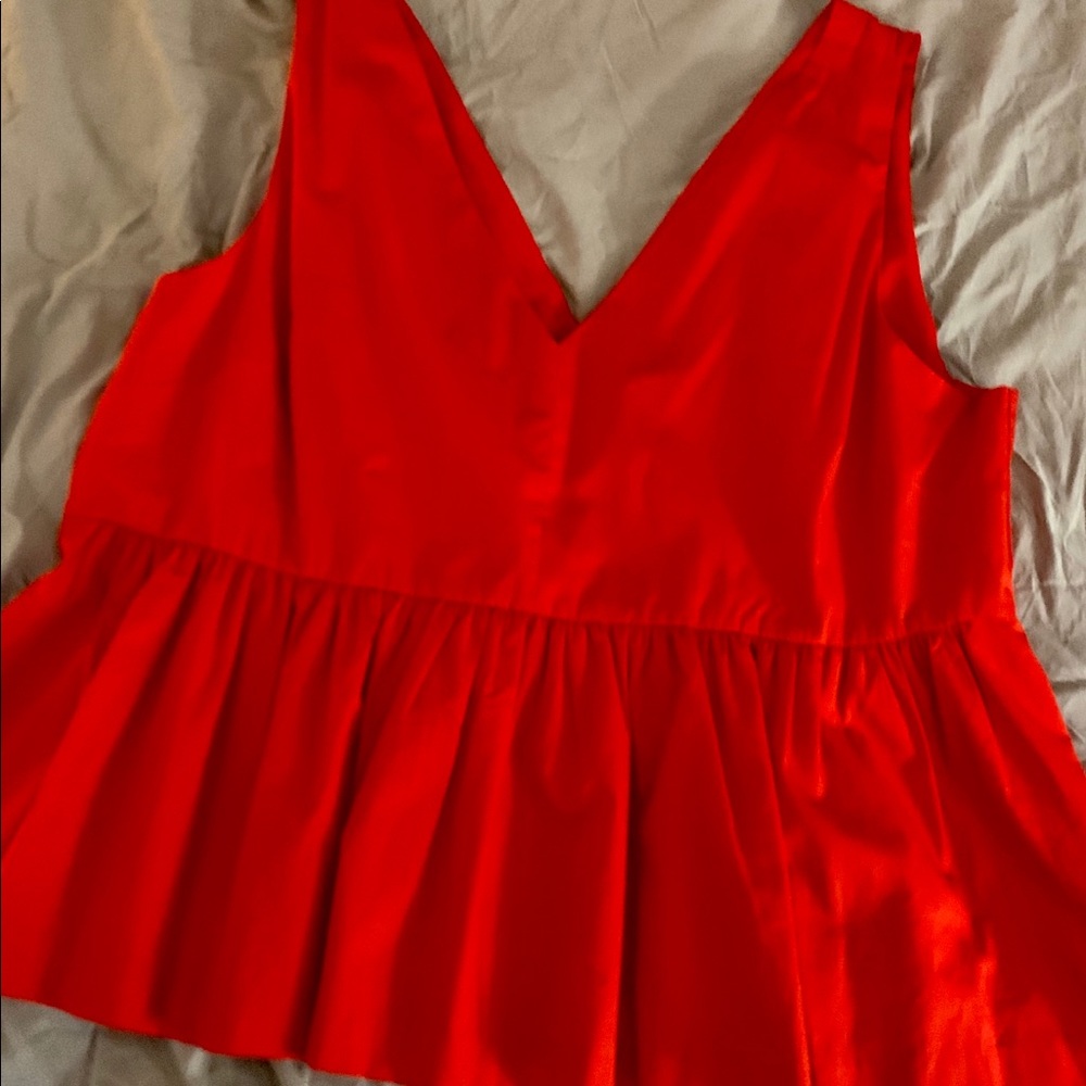 J Crew peplum tank